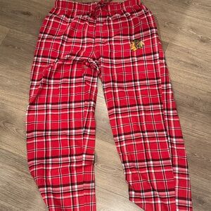 NHL Red Plaid Lounge Pants